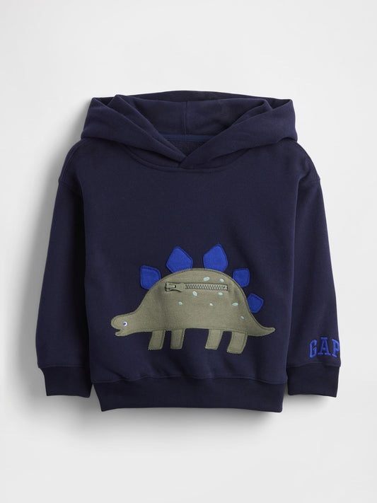 Lacivert Vintagesoft Dino-pocket Sweatshirt