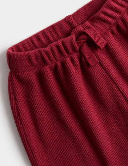 3’lü Waffle Jogger Pantolon (0-3 Yaş)