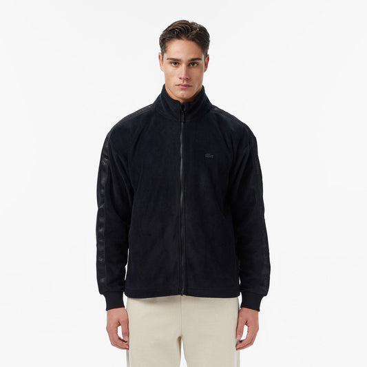 Lacoste Erkek Loose Fit Fermuarlı Siyah Sweatshirt