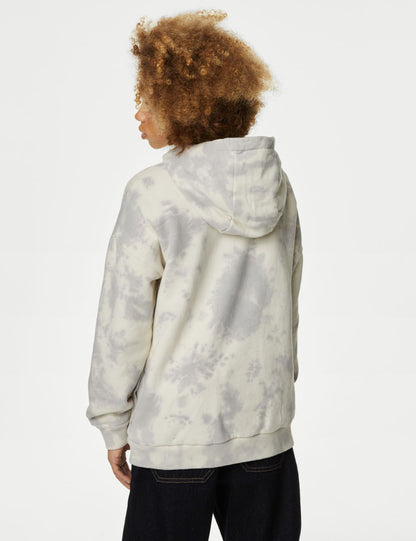 Saf Pamuklu Kapüşonlu Sweatshirt (6-16 Yaş)