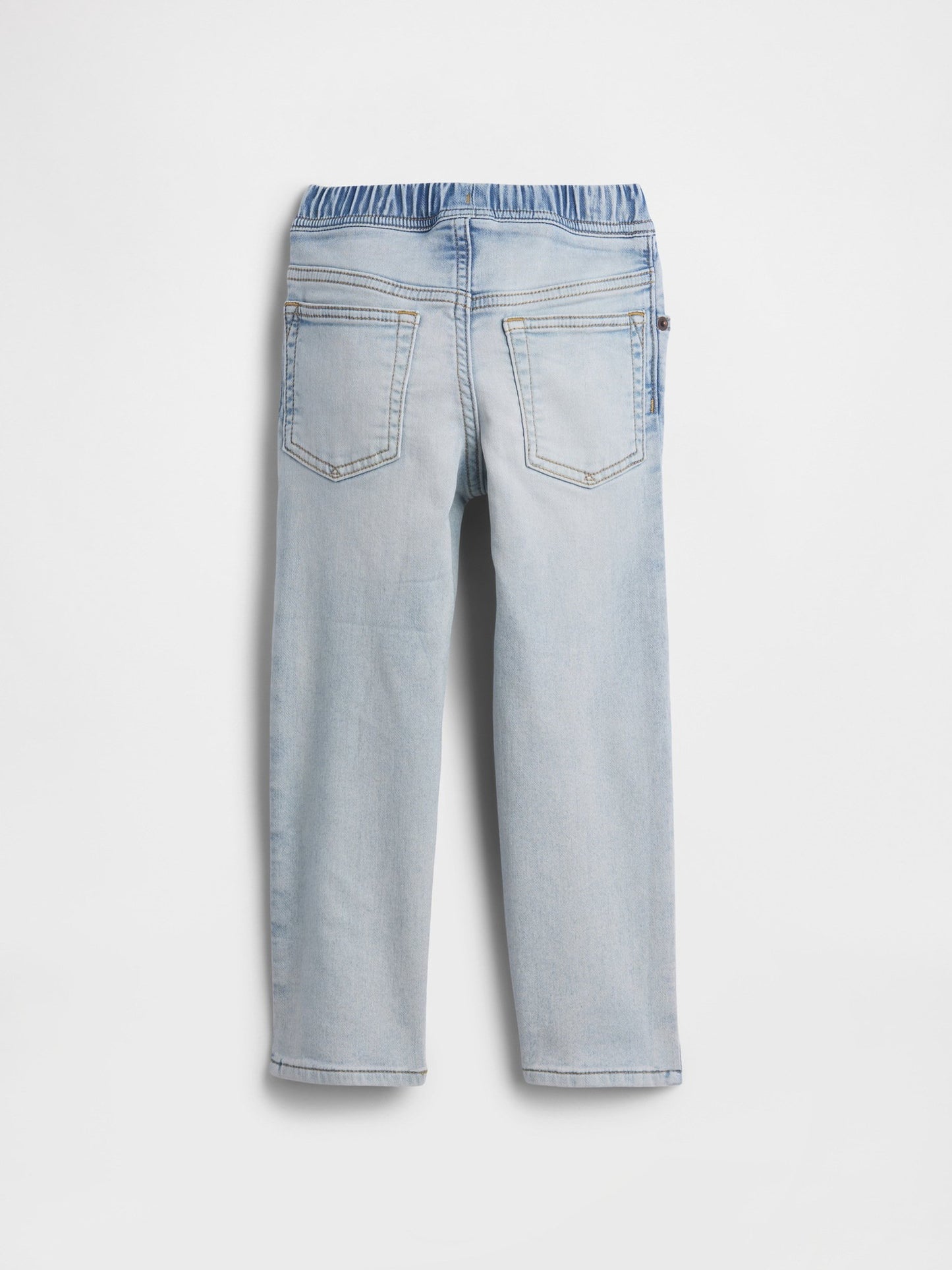 Açık Mavi Pull-on Slim Jean Pantolon