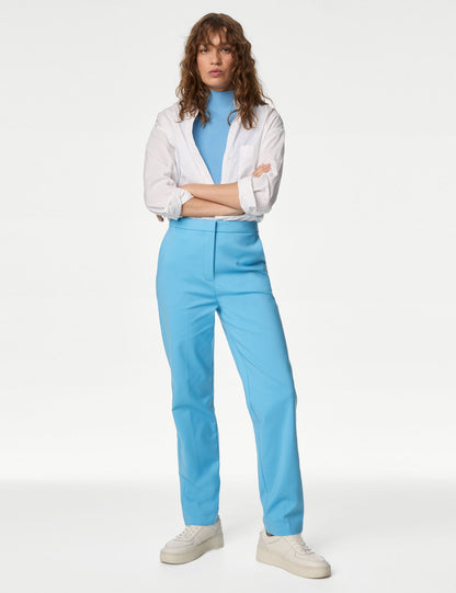 Slim Fit Yüksek Bel Pantolon