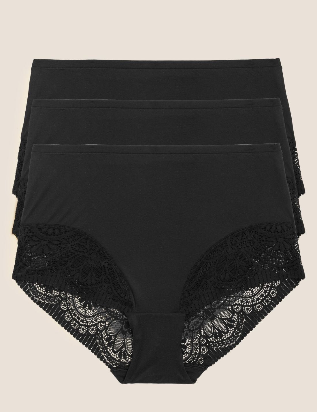 3'lü Body Soft Full Brief Külot Seti