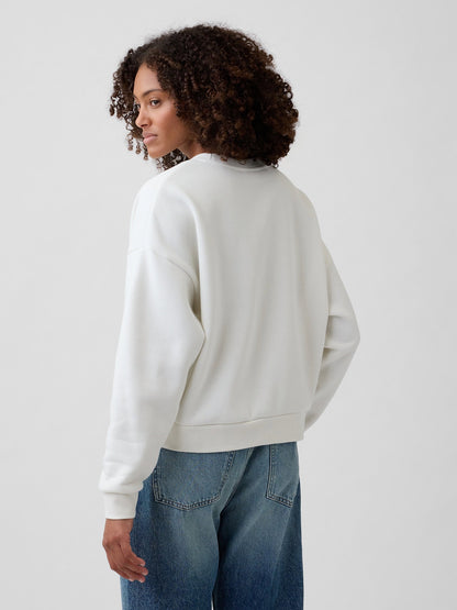 Beyaz Peanuts Oversized Wedge Sweatshirt