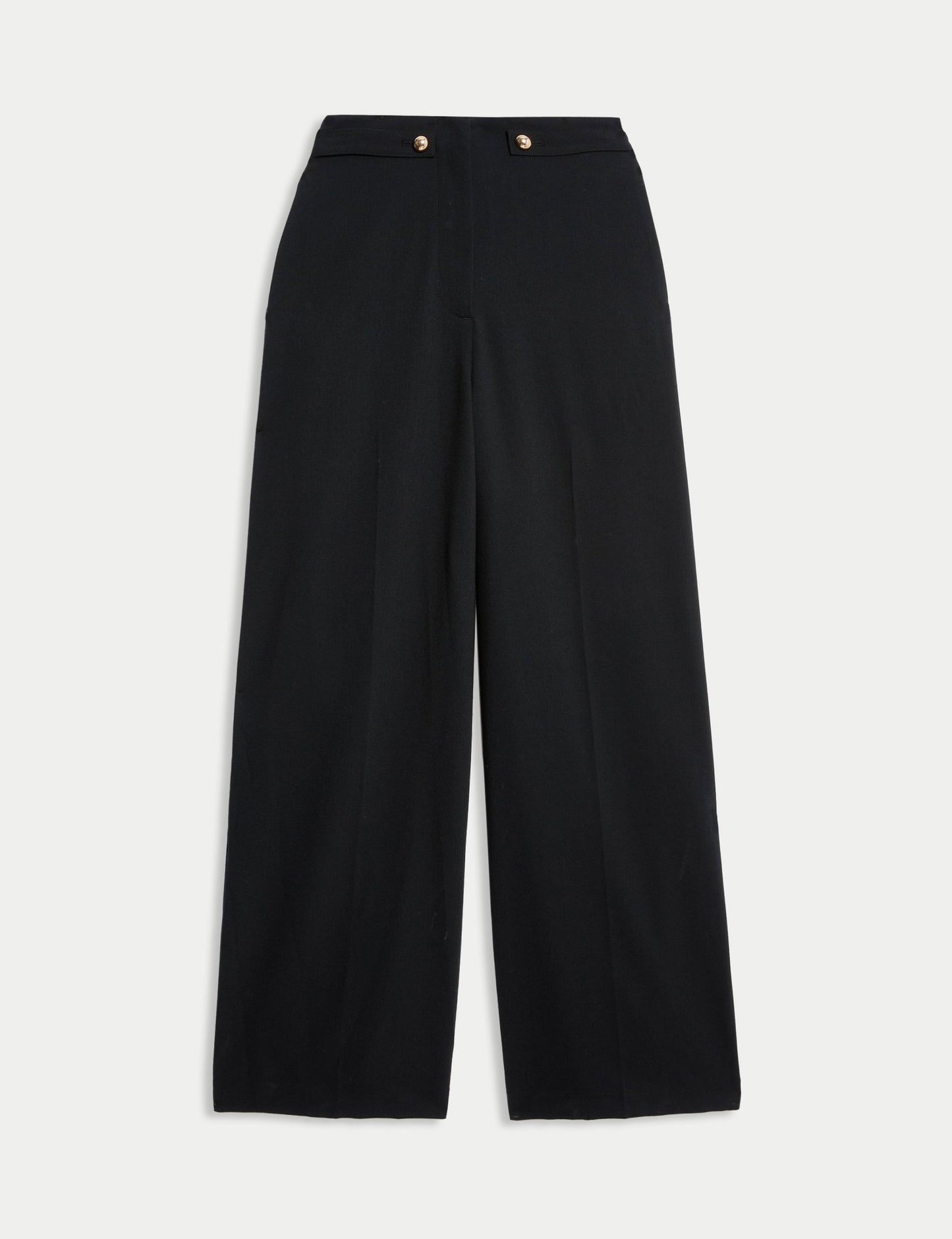Detaylı Geniş Paça Pantolon