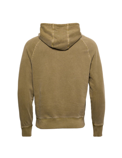Saf Pamuklu Kapüşonlu Sweatshirt