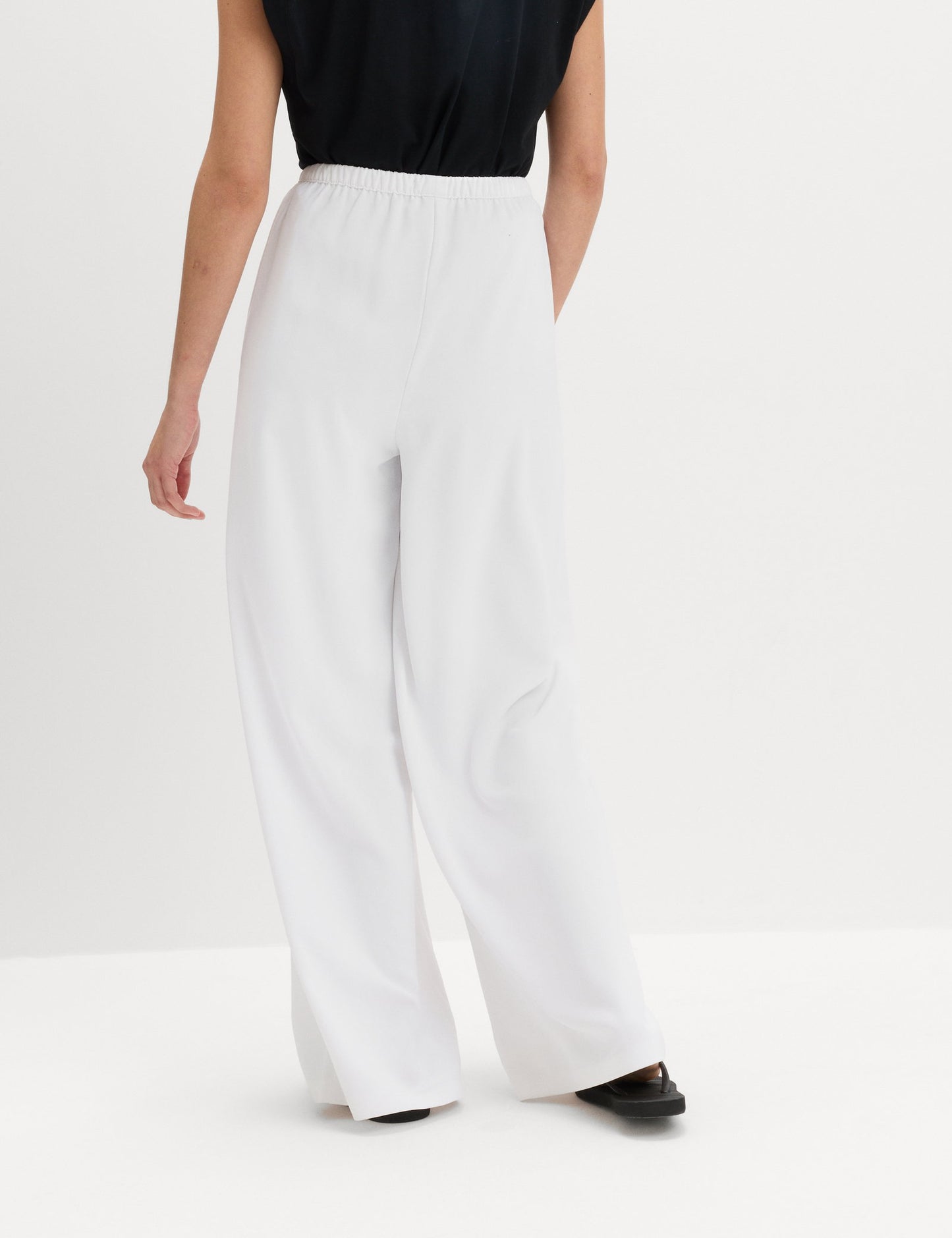 Yüksek Bel Wide Leg Pantolon