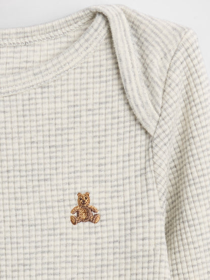 Açık Gri First Favorites Tinyrib Bodysuit