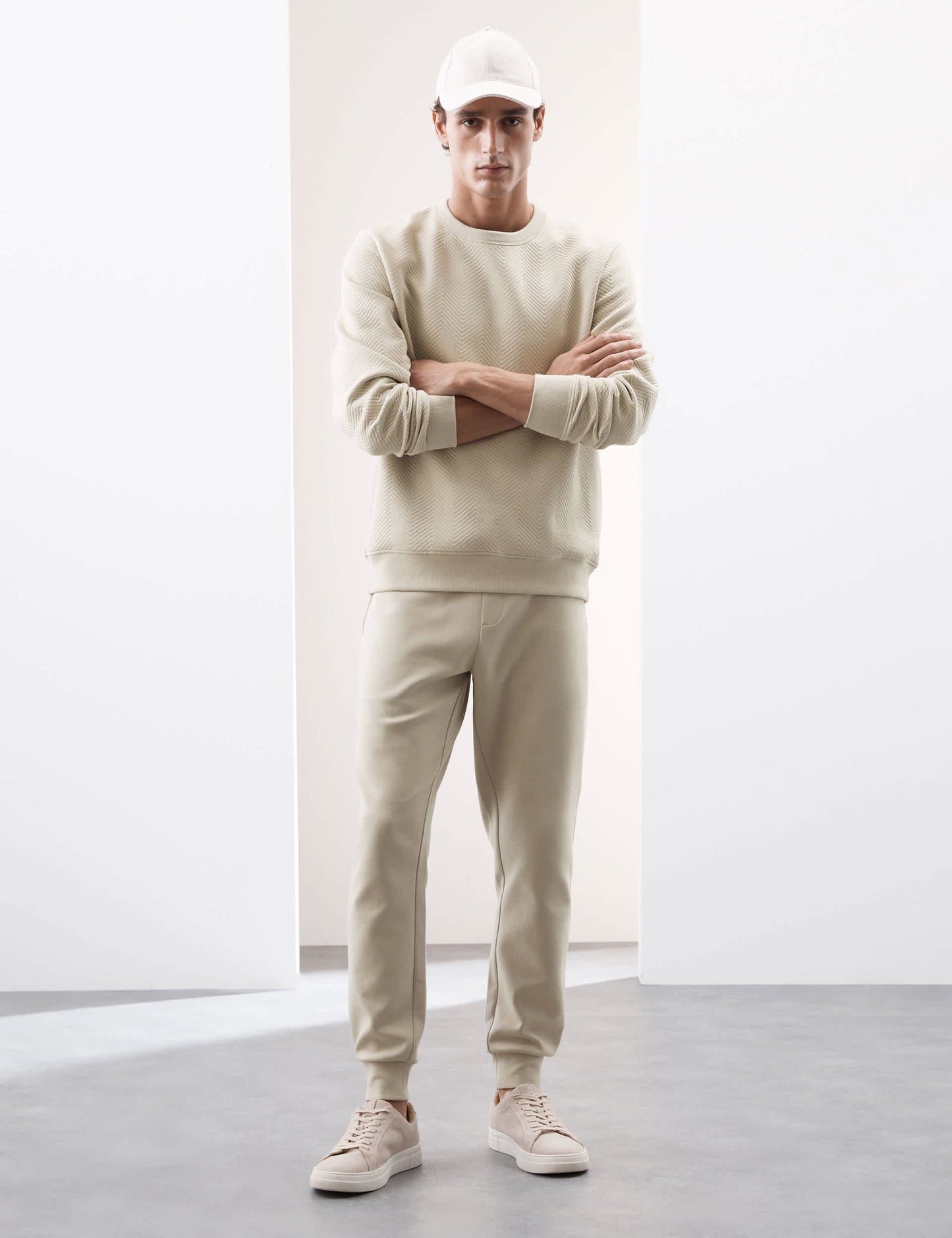 Saf Pamuklu Regular Fit Sweatshirt