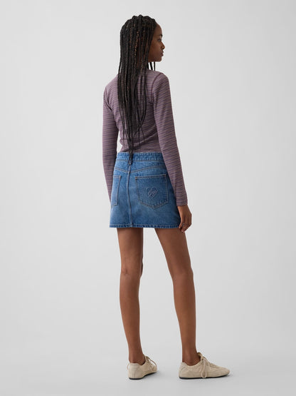 Mavi Denim Mini Etek