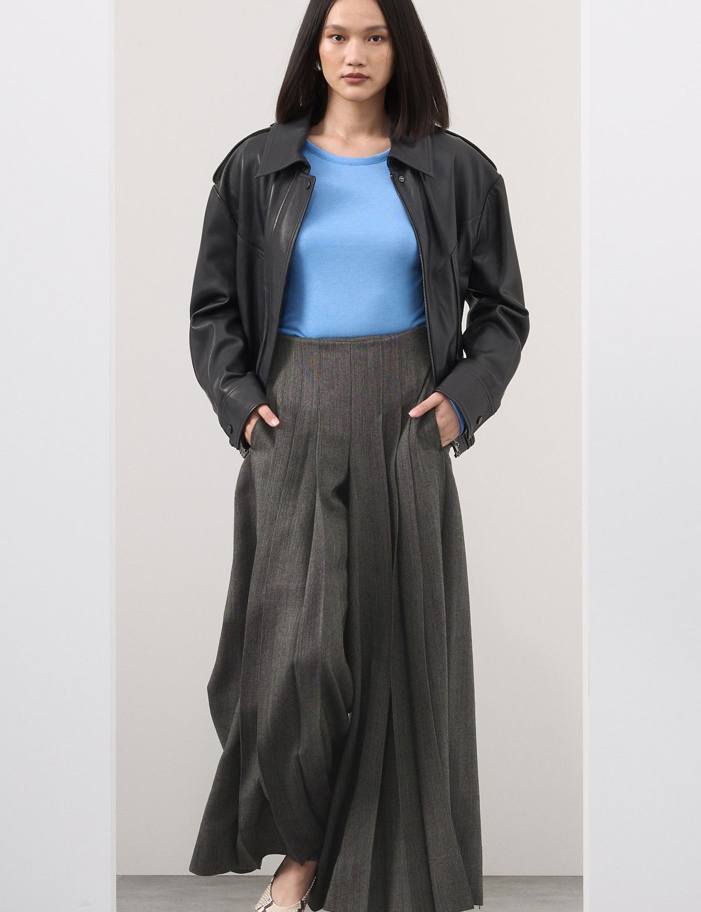 Ipekli Slim Fit Uzun Kollu Tişört