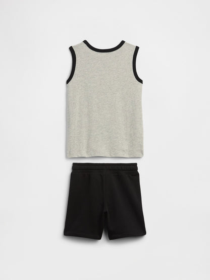 Siyah Cars Two-piece Outfit Set