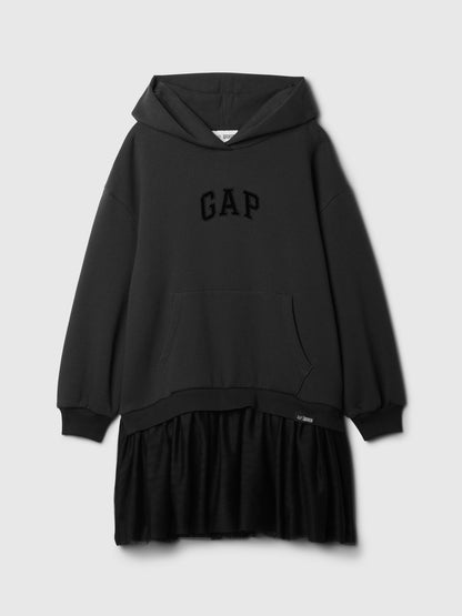 Siyah Wicked Gap Logo Vintage Soft Sweatshirt Elbise