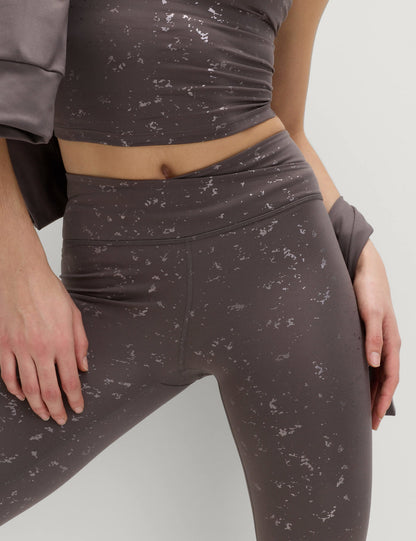 Yüksek Bel Desenli Legging Tayt