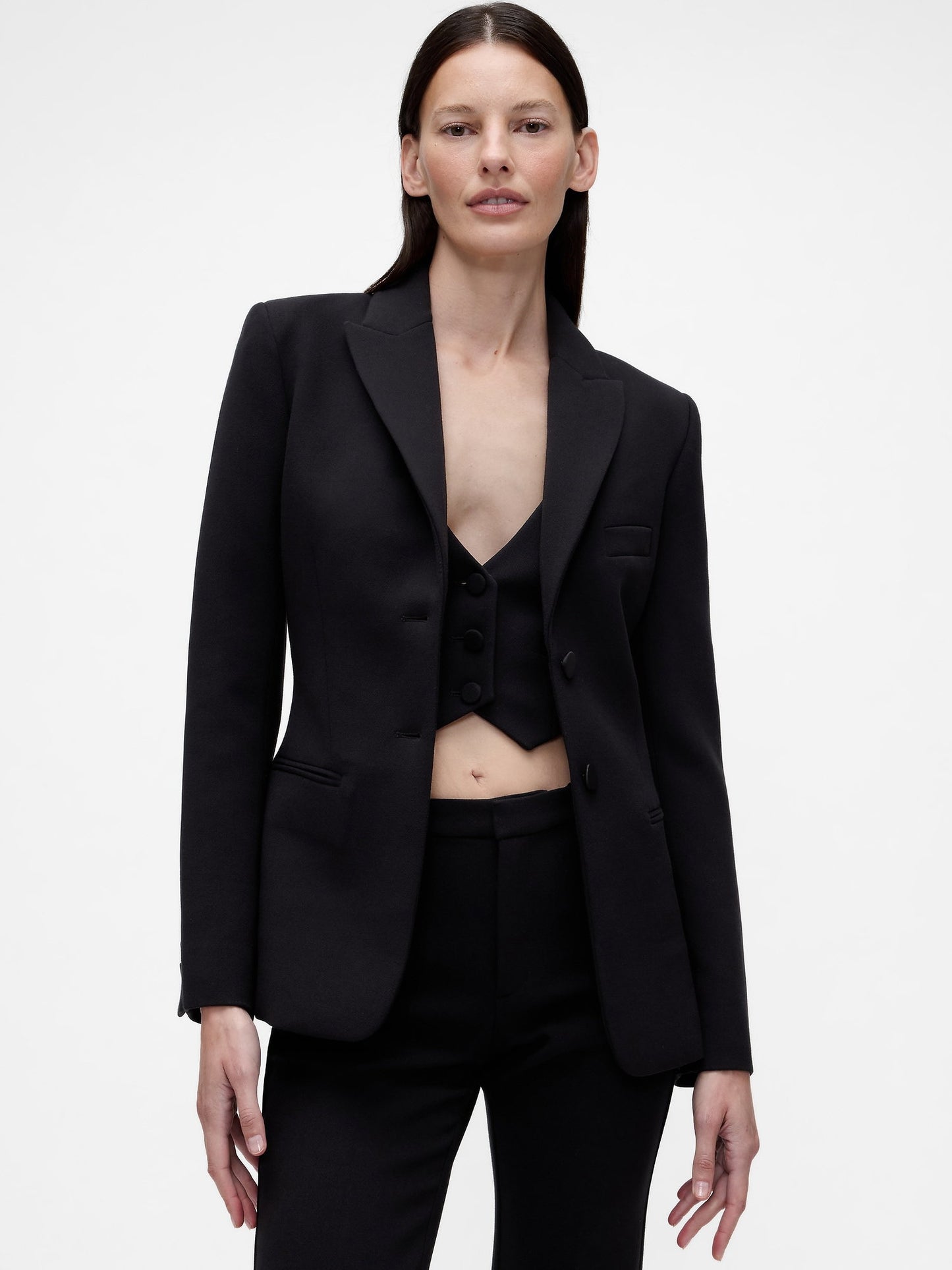 Siyah Gapstudio Tailored Blazer