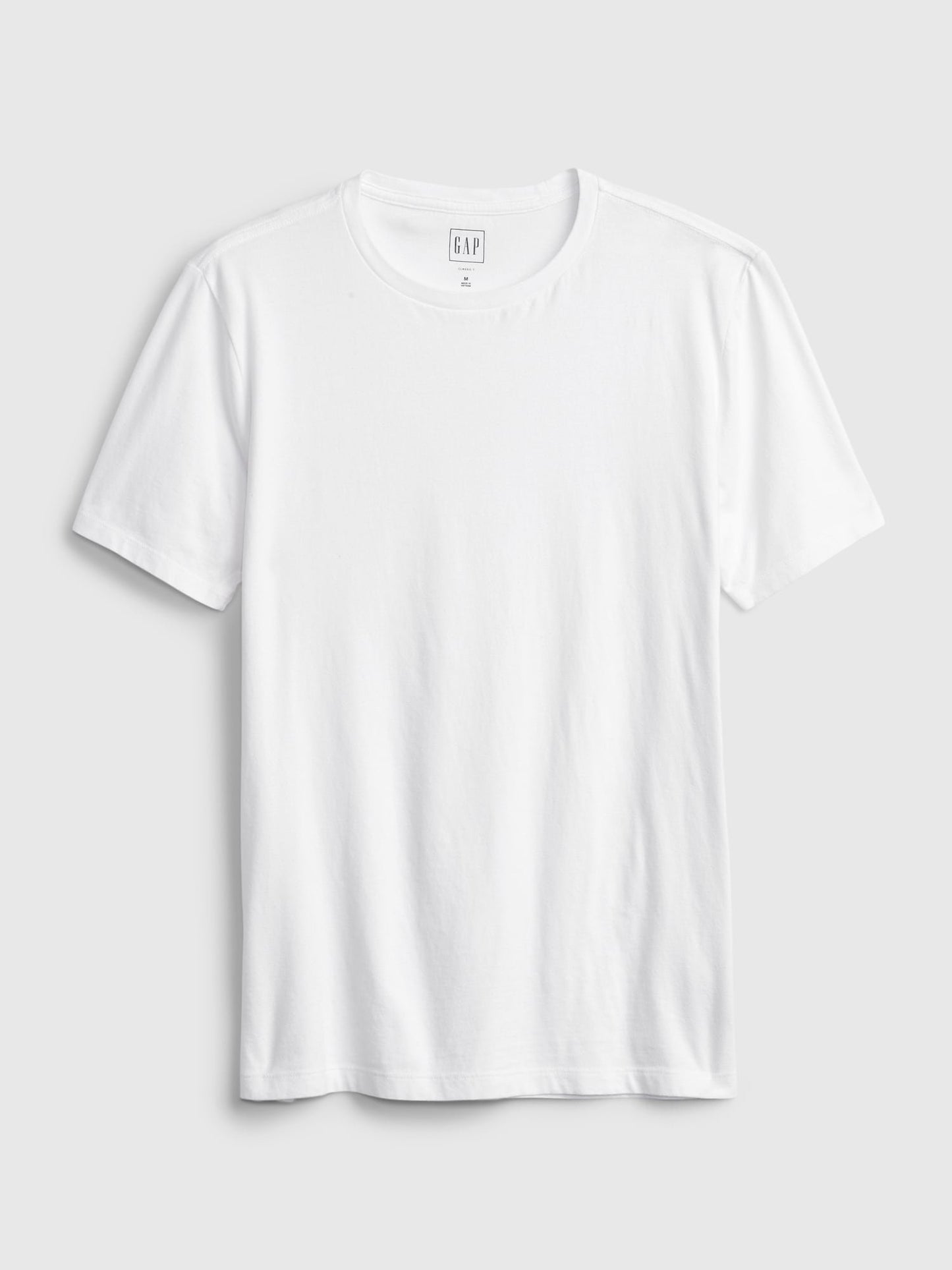 Beyaz Bisiklet Yaka Basic T-Shirt