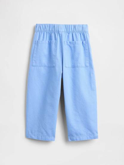 Açık Mavi Ultrasoft Pull-on Barrel Pantolon