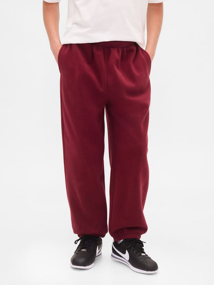 Kırmızı Vintagesoft Baggy Eşofman Altı