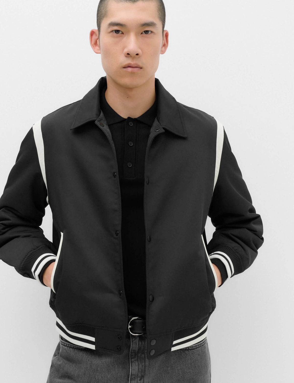 Saten Dolgulu Bomber Ceket