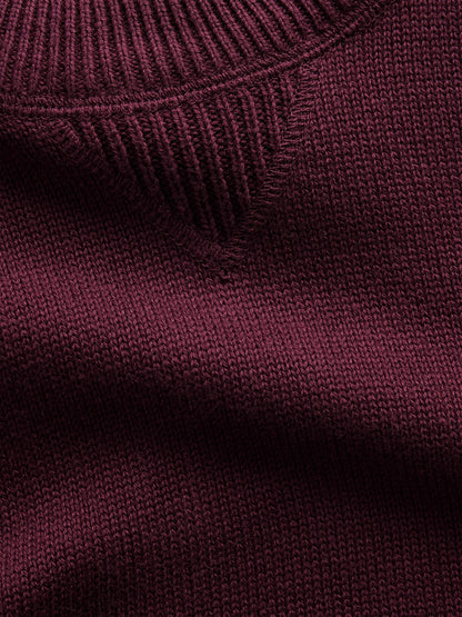 Bordo %100 Pamuk Relaxed Shaker Kazak