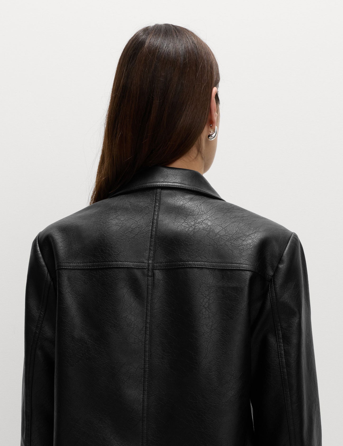 Suni Deri Blazer Ceket