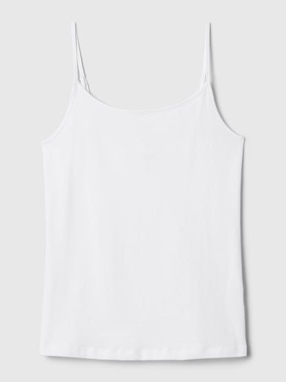 Beyaz Closeknit Basic Cami Atlet