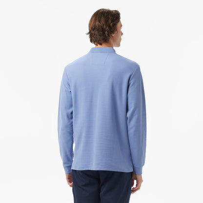 Nautica Erkek Mavi Classic Fit Uzun Kollu Polo Yaka T-shirt