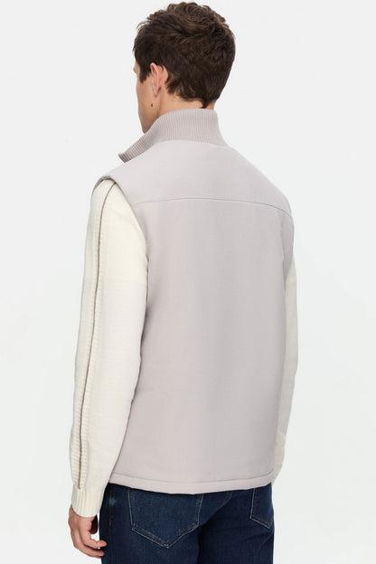 Damat Regular Fit Taş Yelek Mont