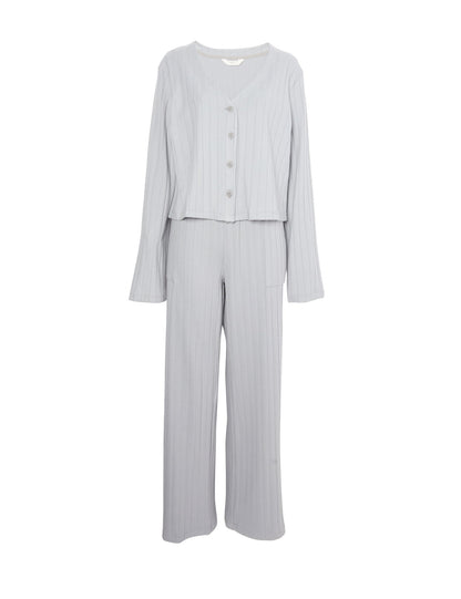 Yumuşak Dokulu Örme Pijama Takımı