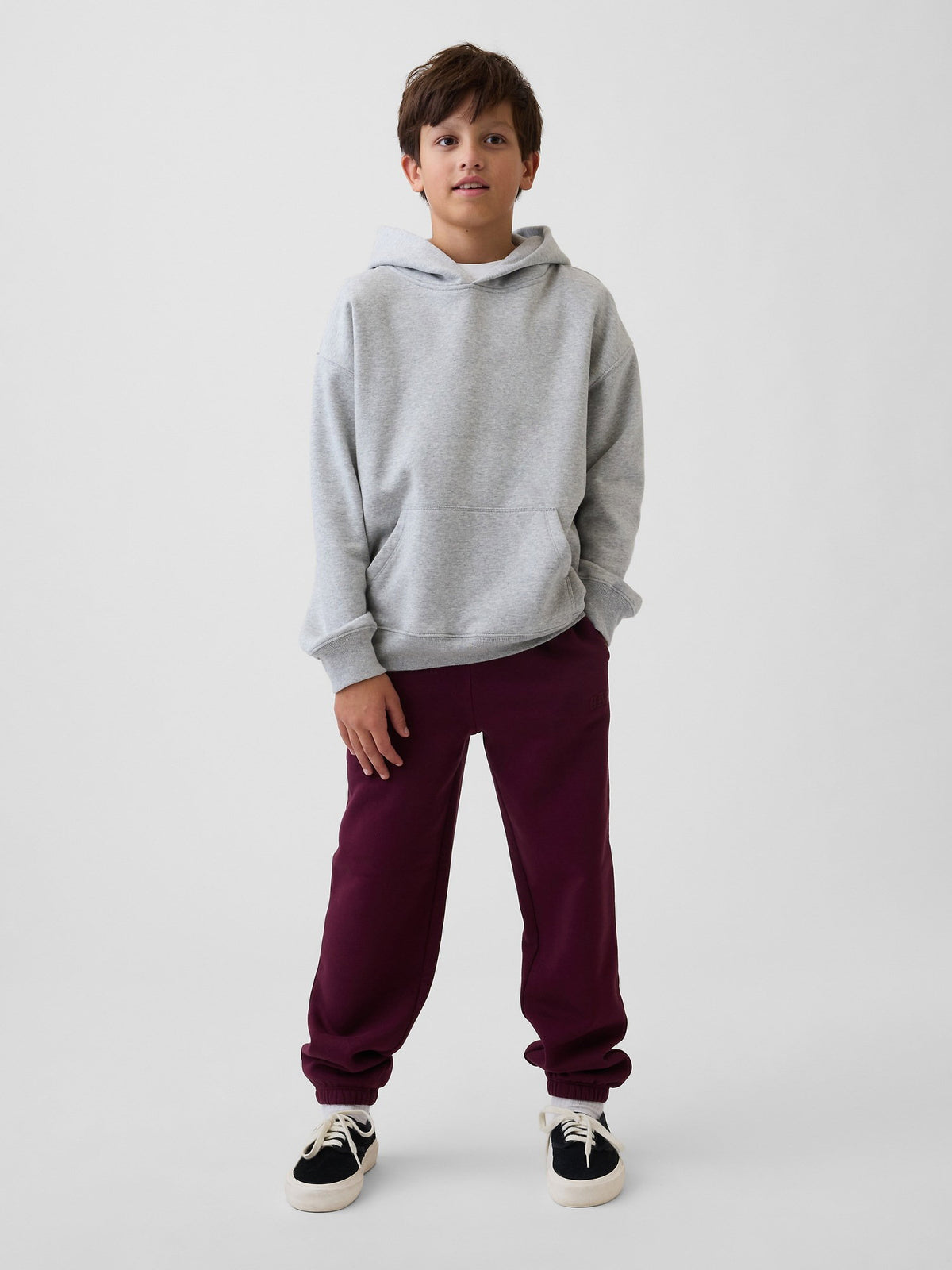 Bordo Vintagesoft Relaxed Logo Jogger Eşofman Altı