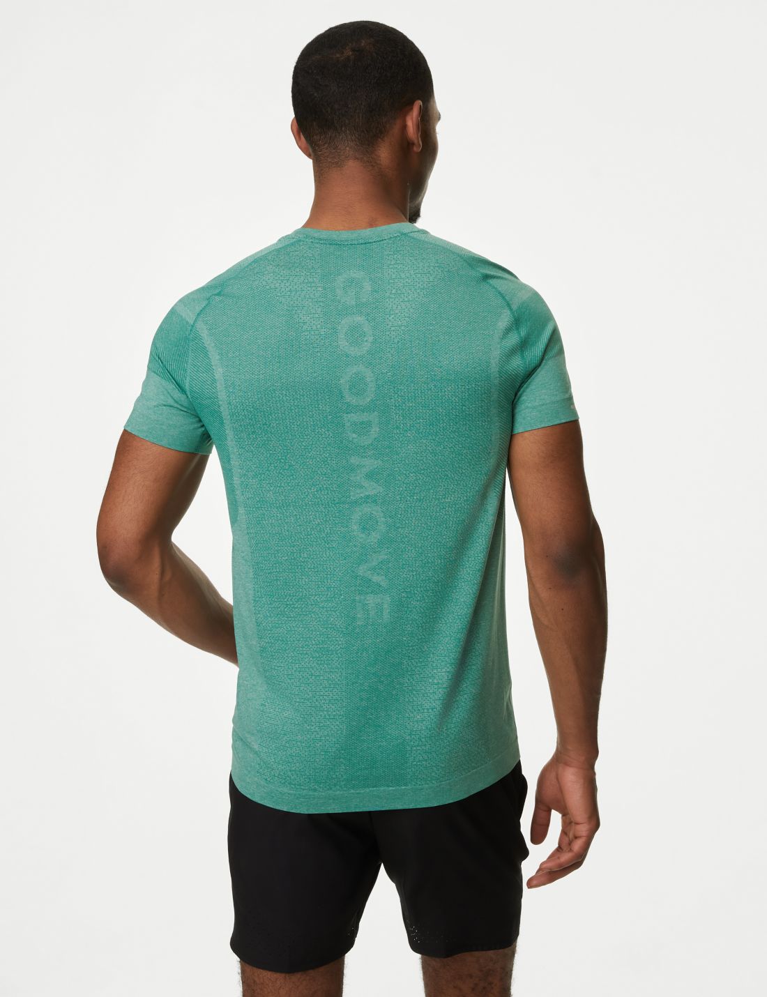 Kısa Kollu Dikişsiz T-shirt