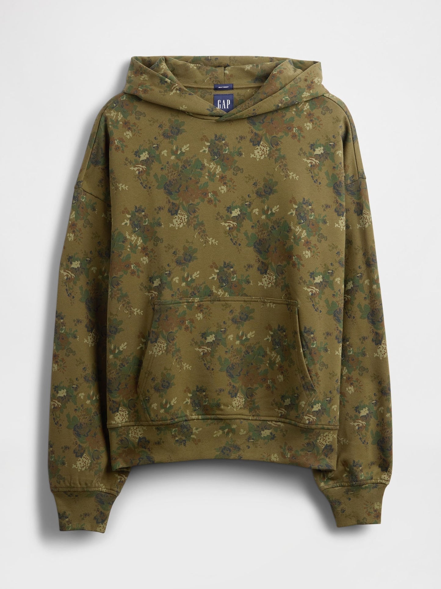 Yeşil Heavyweight Oversized Kapüşonlu Sweatshirt