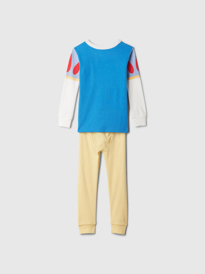Çok Renkli %100 Organik Pamuk Disney Princess Pijama Takımı