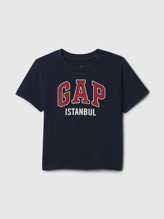 Lacivert babyGap logo tshirt