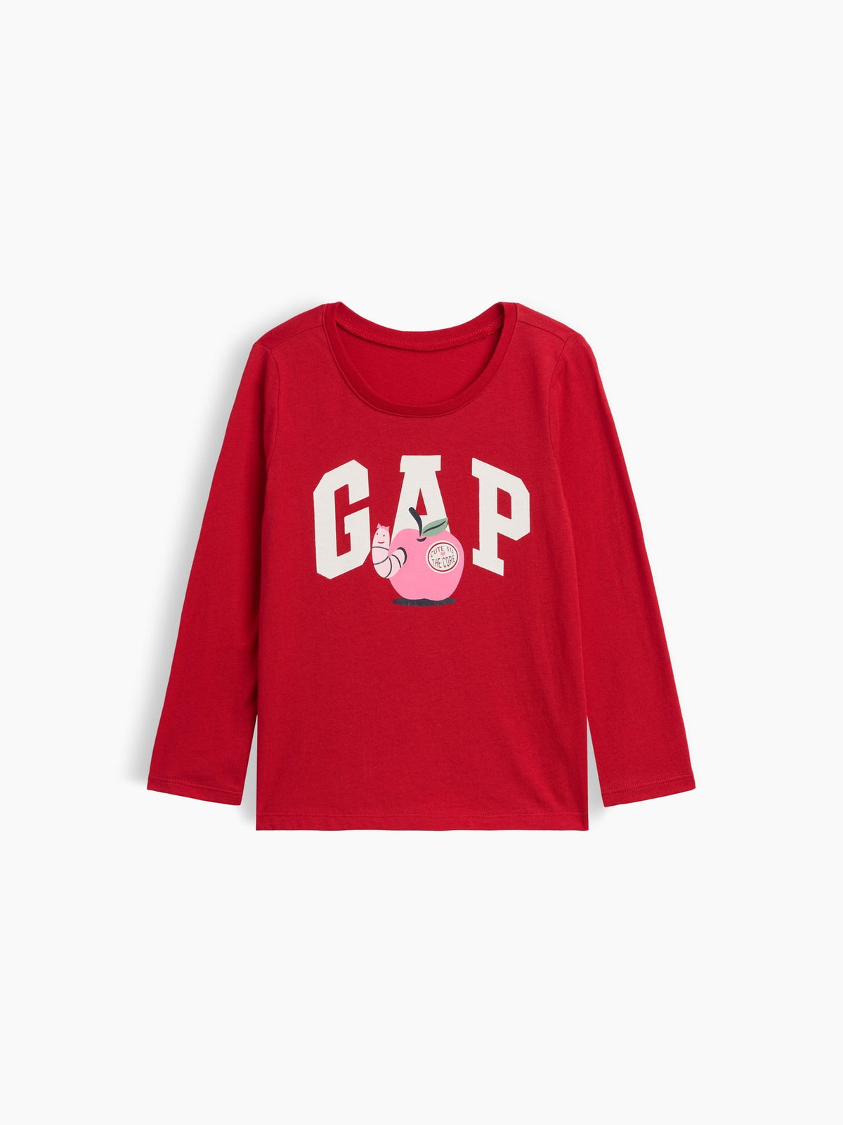 Kırmızı Grafik Baskılı T-shirt
