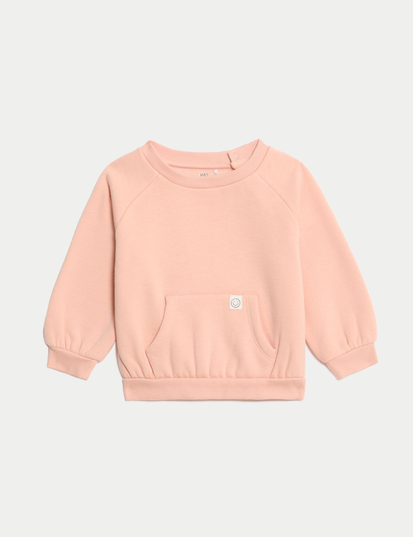Pamuk Karışımlı Polar Astarlı Sweatshirt (0-3 Yaş)