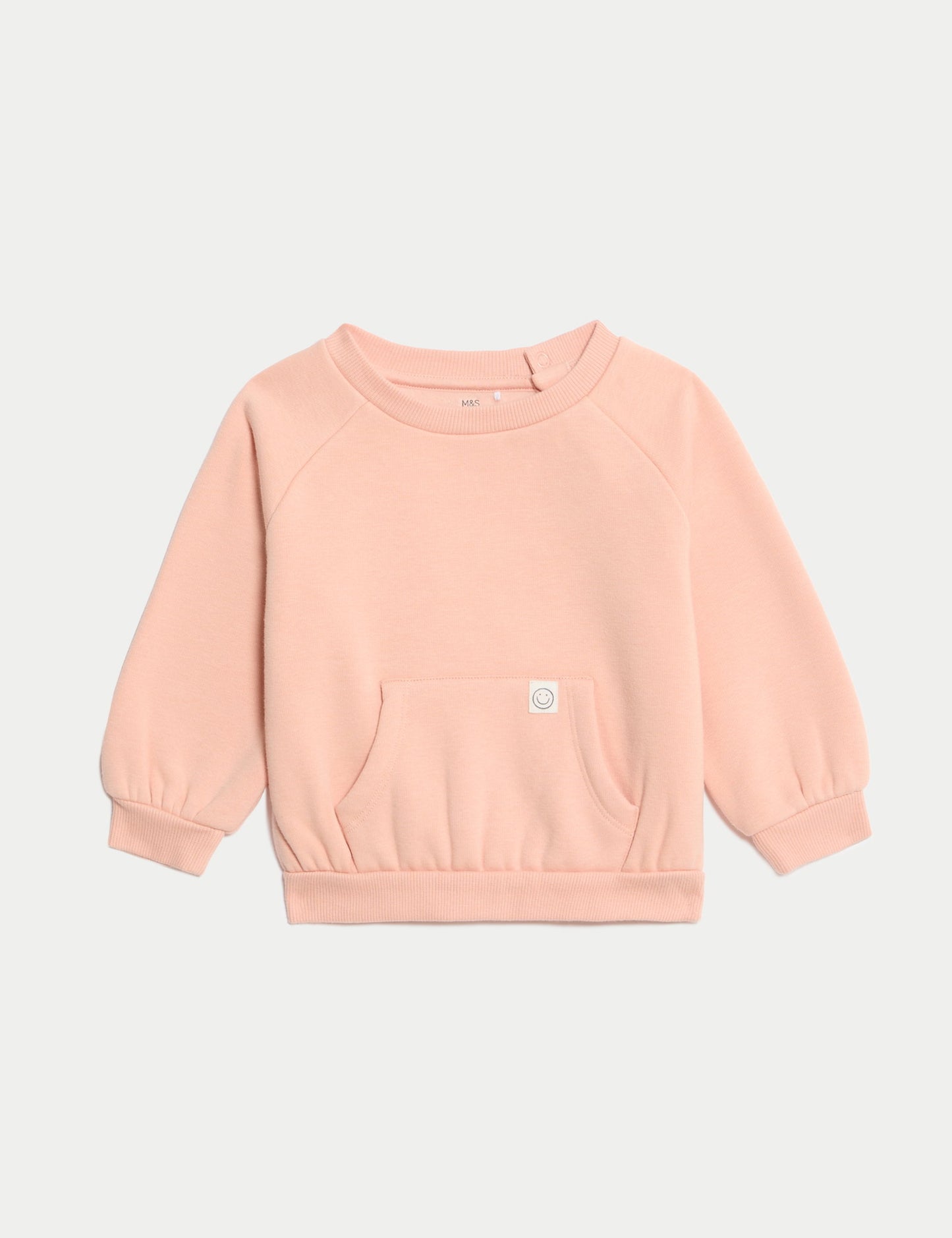 Pamuk Karışımlı Polar Astarlı Sweatshirt (0-3 Yaş)