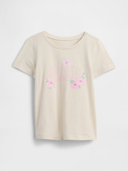 Lila Babygap Logo T-shirt