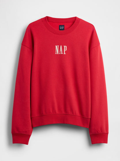 Kırmızı Vintagesoft Nap Logo Sweatshirt