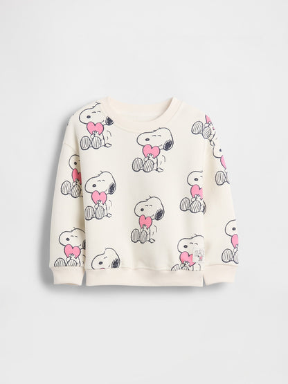 Krem Vintagesoft Snoopy Sweatshirt