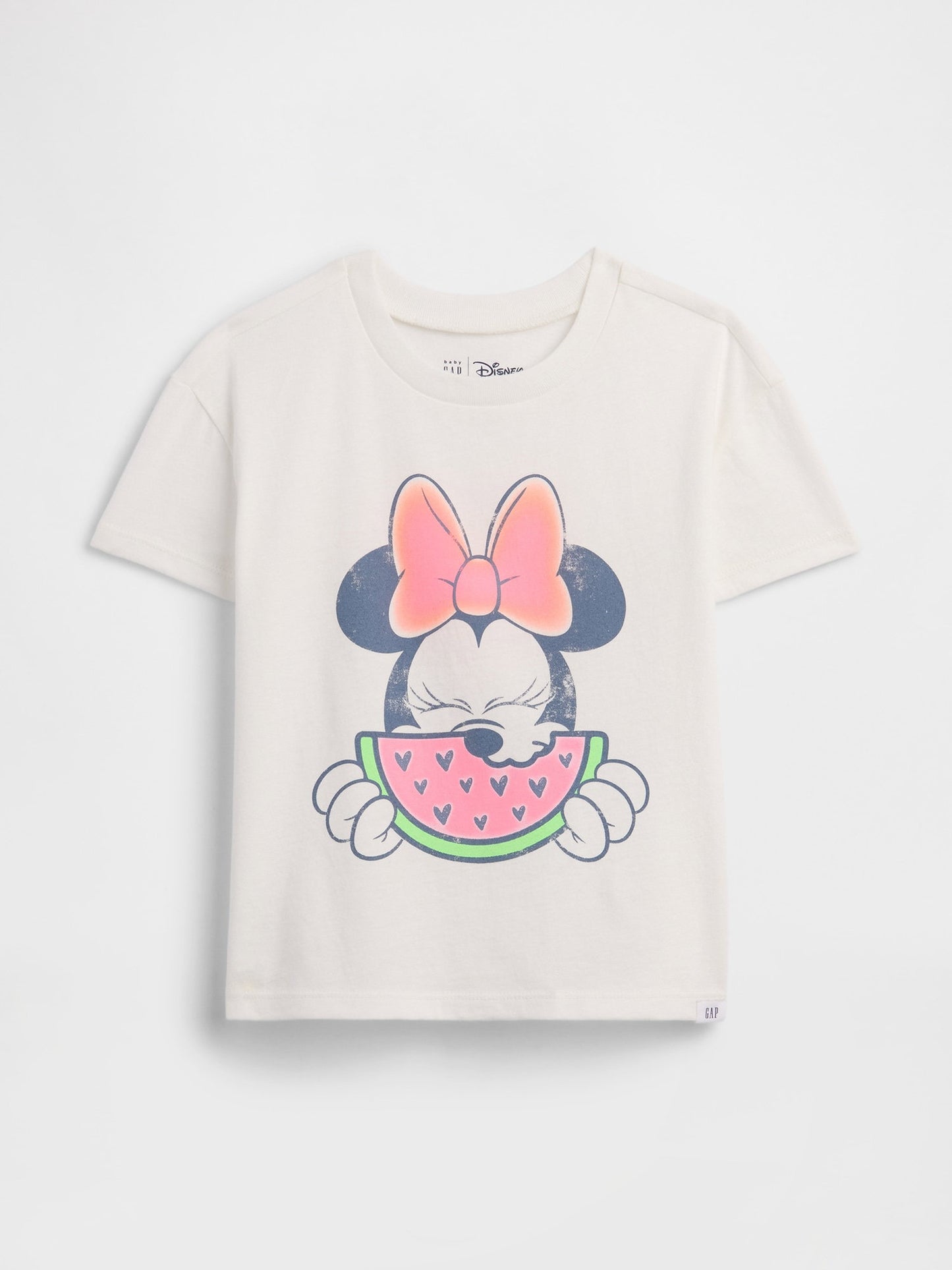 Beyaz Disney Grafik Baskılı T-shirt