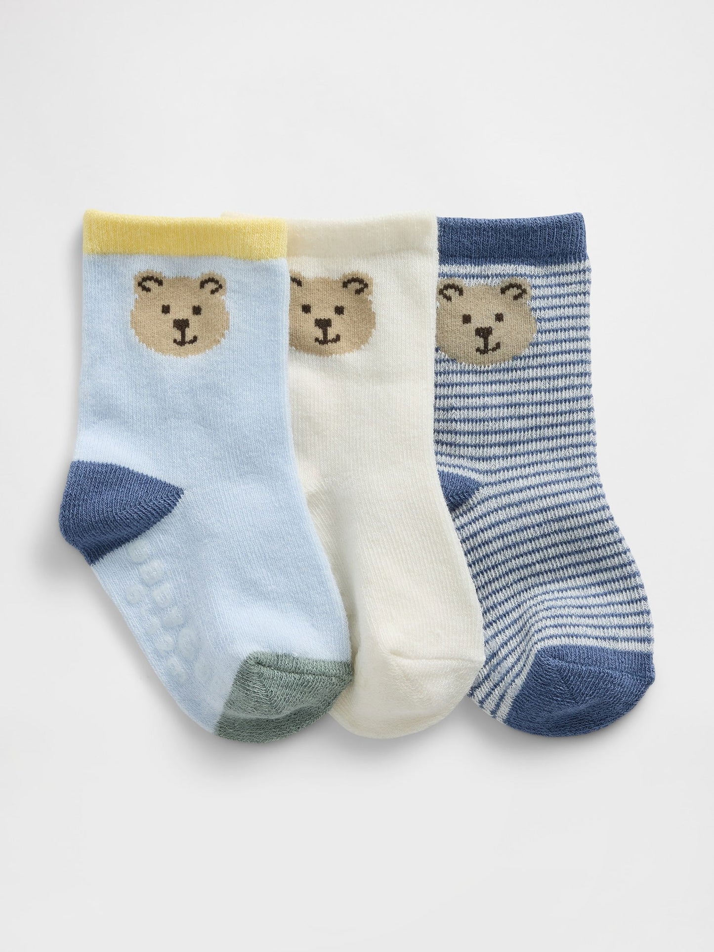 Çok Renkli Brannan Bear Crew Çorap (3’lü)