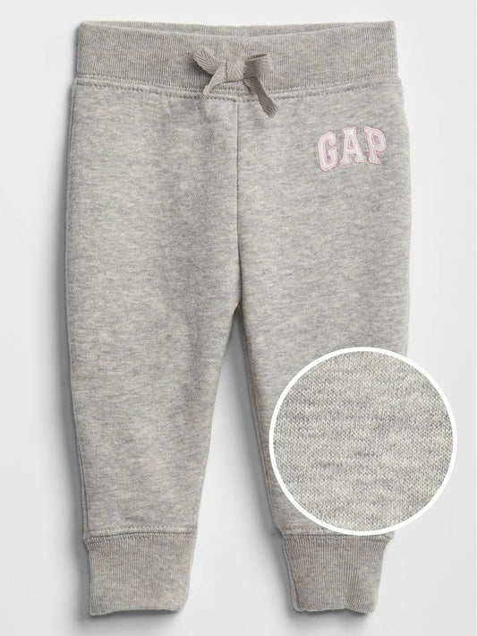 Gri Gap Logo Fleece Eşofman Altı