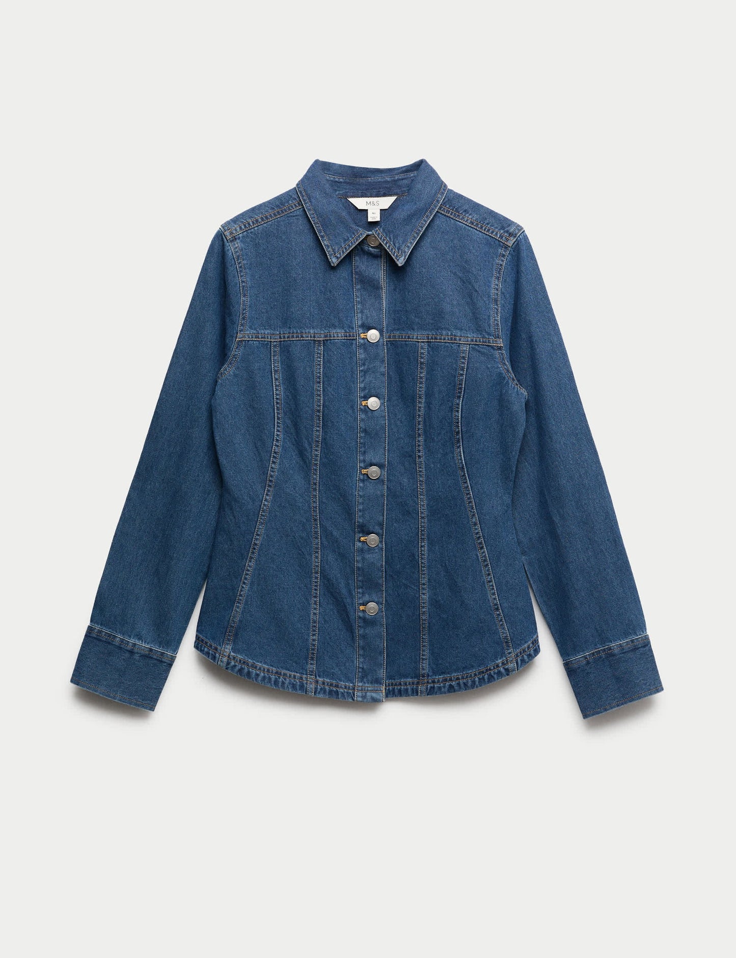 Pamuklu Denim Gömlek