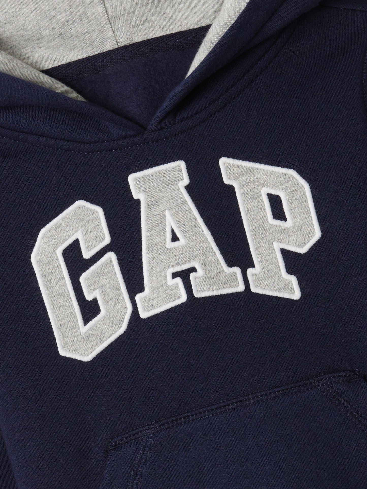 Lacivert Gap Logo Kapüşonlu Sweatshirt