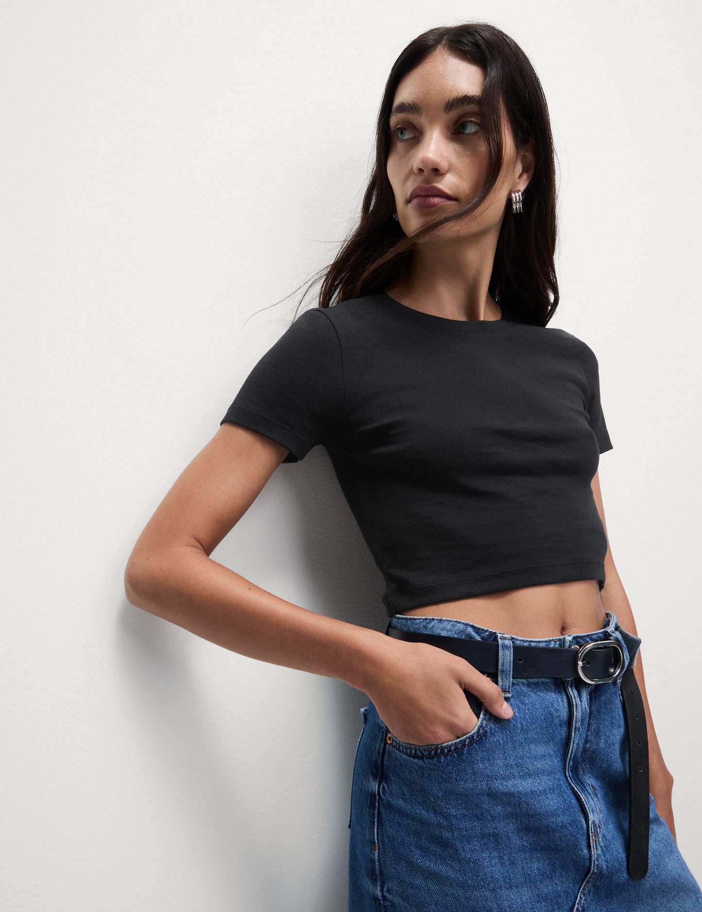 %100 Pamuklu Slim Fit Kısa Kollu Tişört