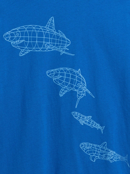 Beyaz Grafik Baskılı T-shirt