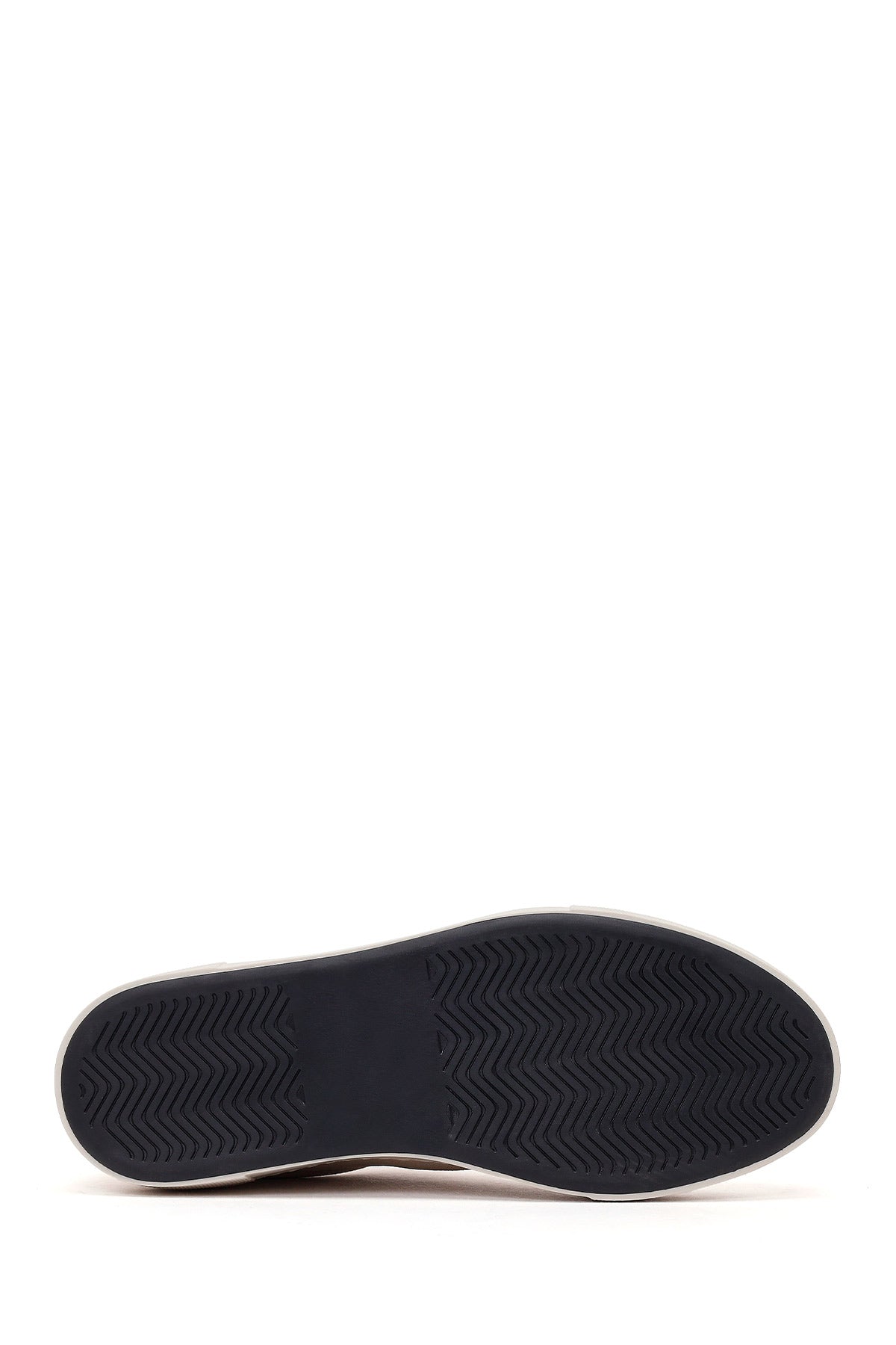 Kadın Bej Bağcıklı Süet Deri Sneaker