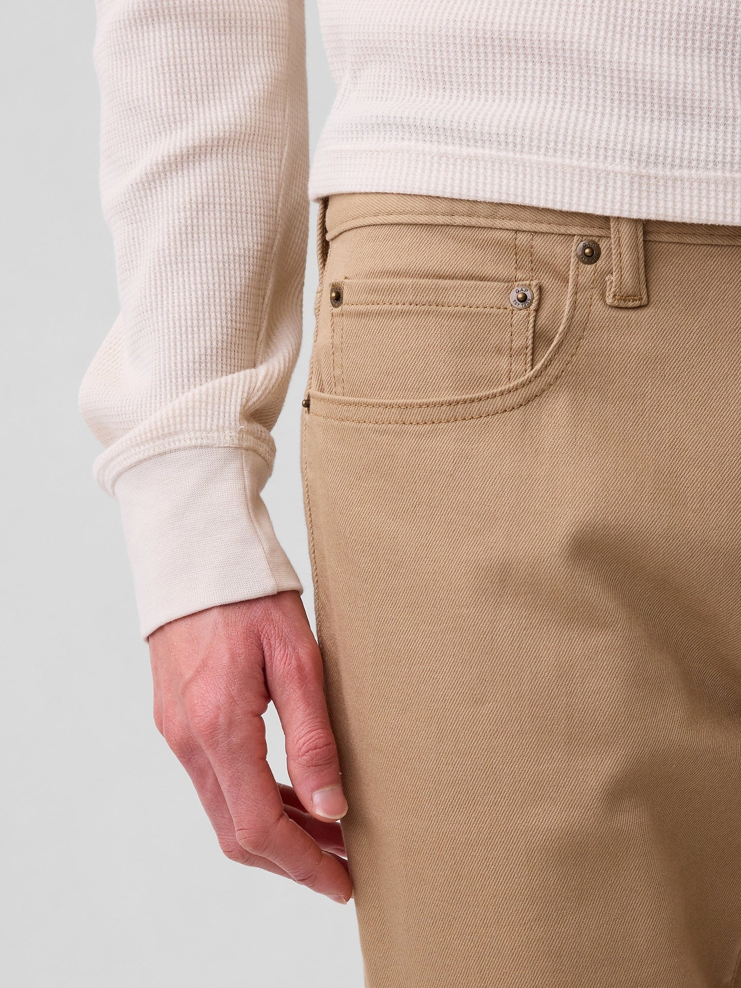 Açık Kahverengi Slim Soft Wear Jean Pantolon