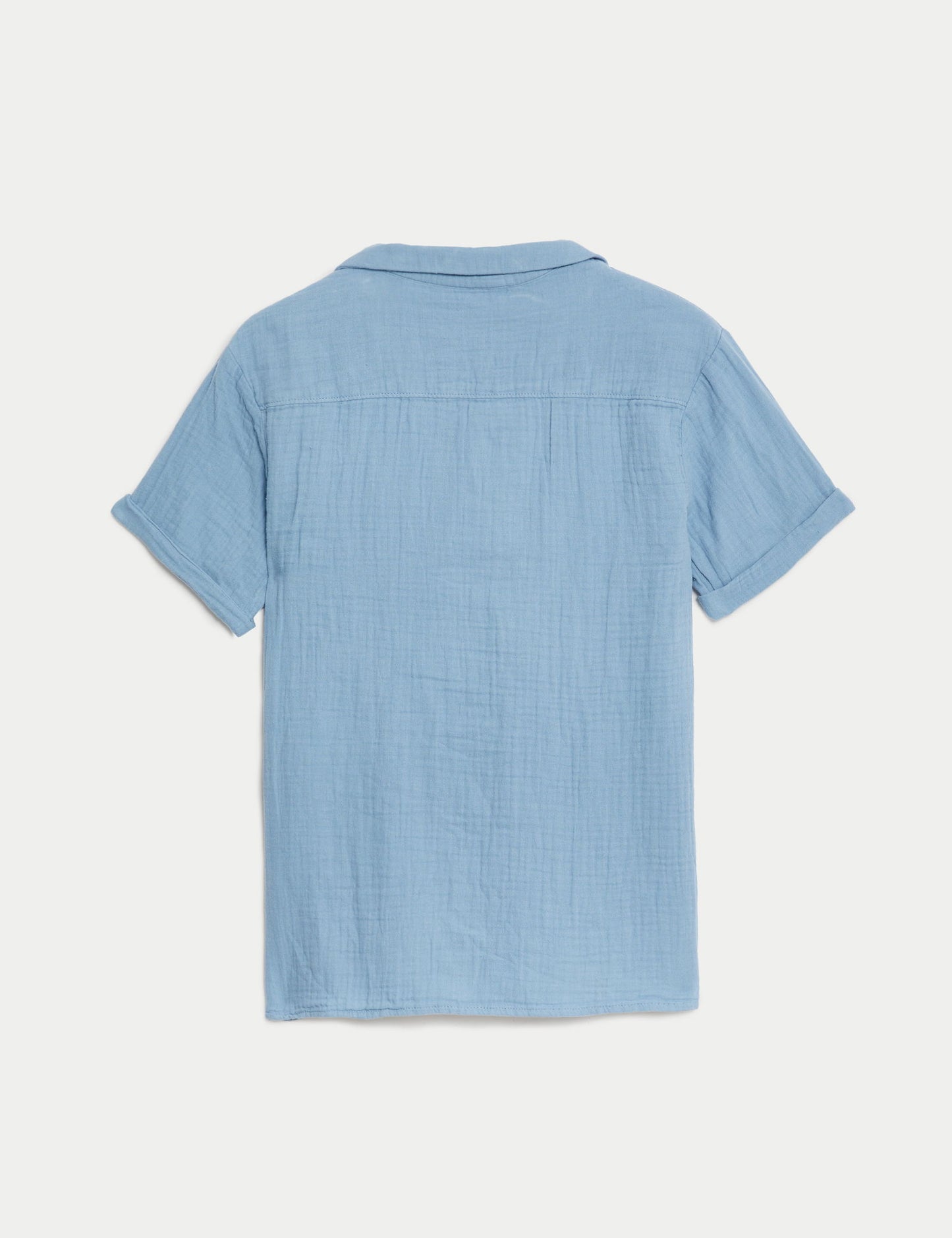 Saf Pamuklu 2'li T-shirt & Gömlek Takımı (6-16 Yaş)